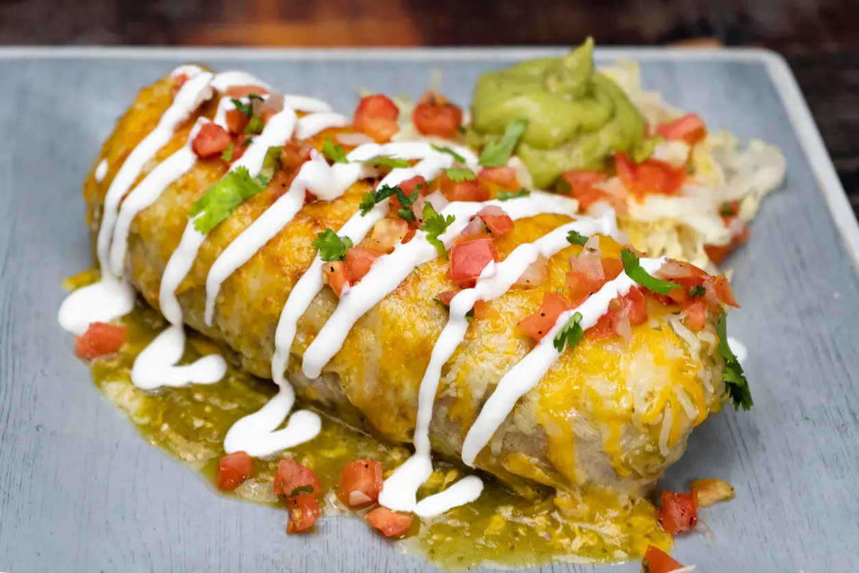 closeup shot of a delicious food plate